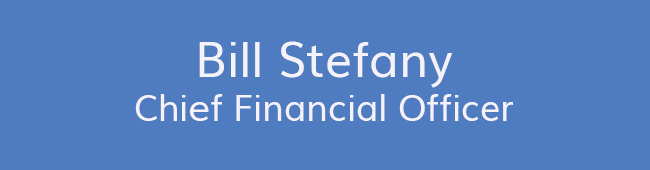 Bill Stefany<br />Chief Financial Officer