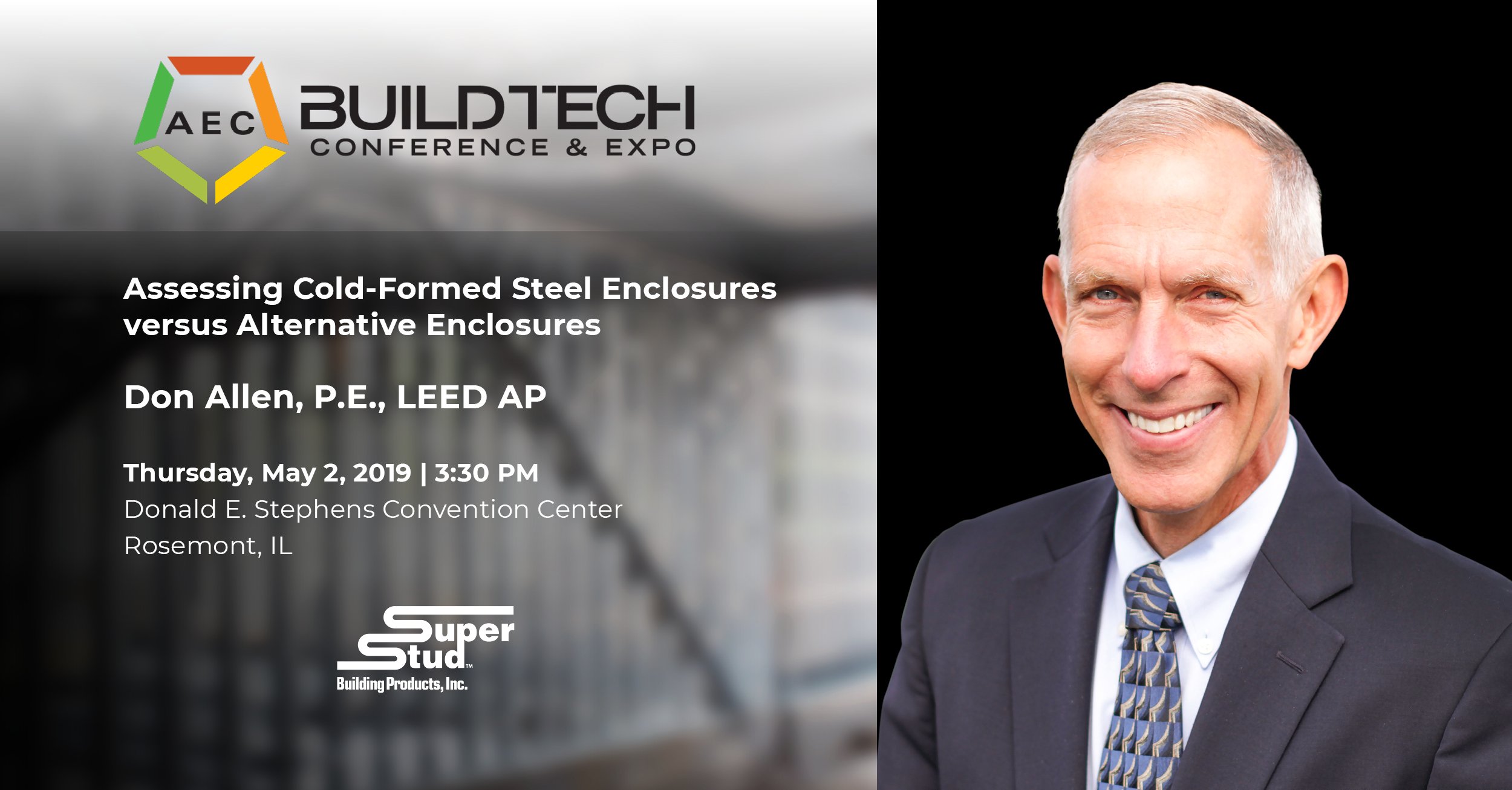 Don Allen to Present at the AEC BuildTech Conference & Expo