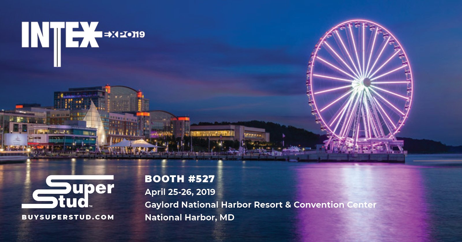 Super Stud Building Products to Exhibit at AWCI’s INTEX Expo 2019