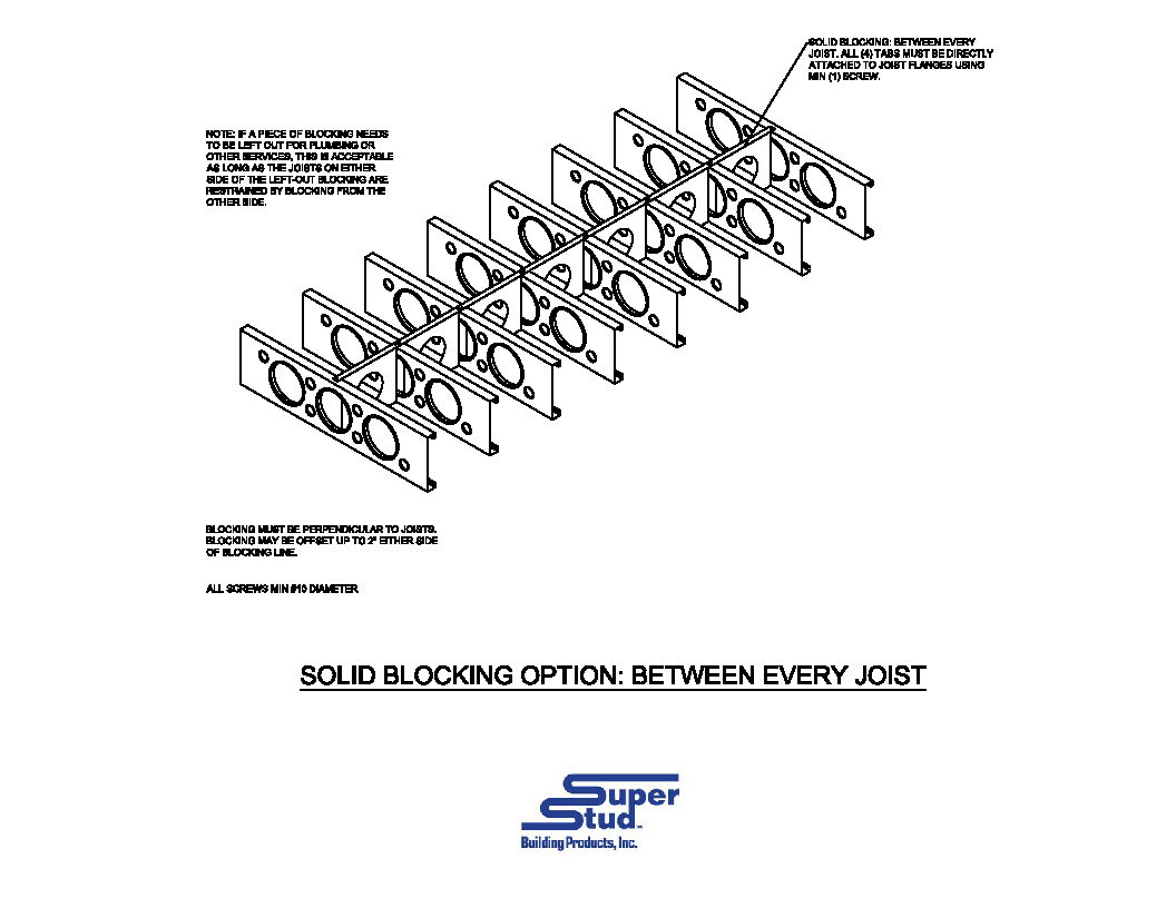 Solid Blocking Option